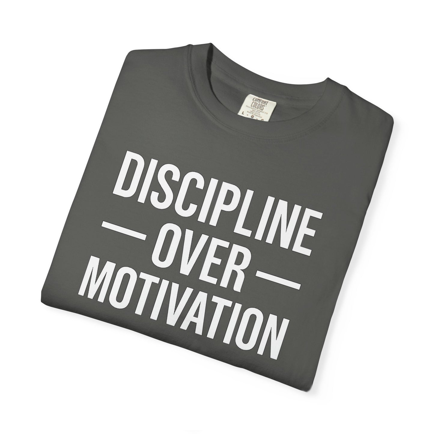 "Discipline Over Motivation™ | Gym Mindset T-Shirt for Winners"