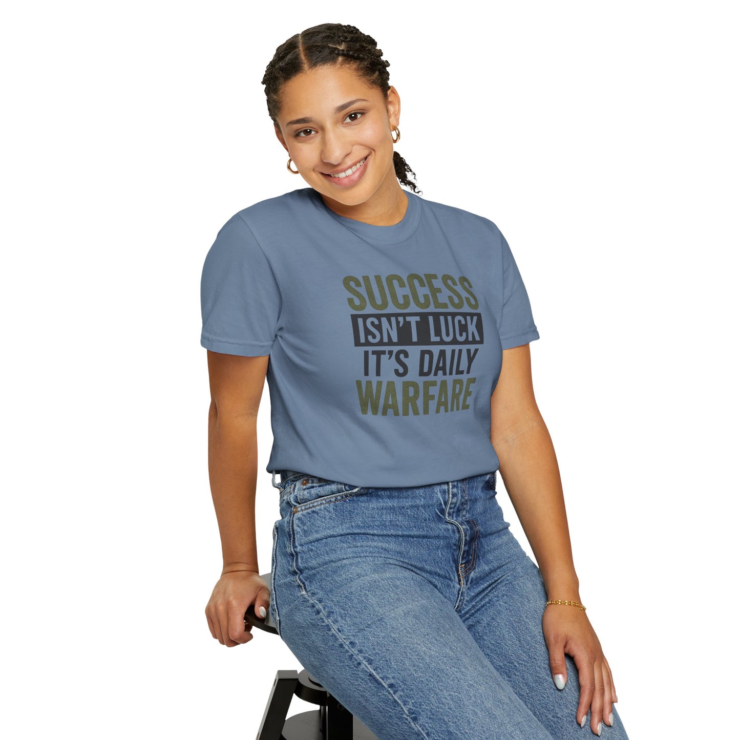 Success is Warfare - Motivational Unisex T-Shirt for Daily Inspiration & Goal Achievement