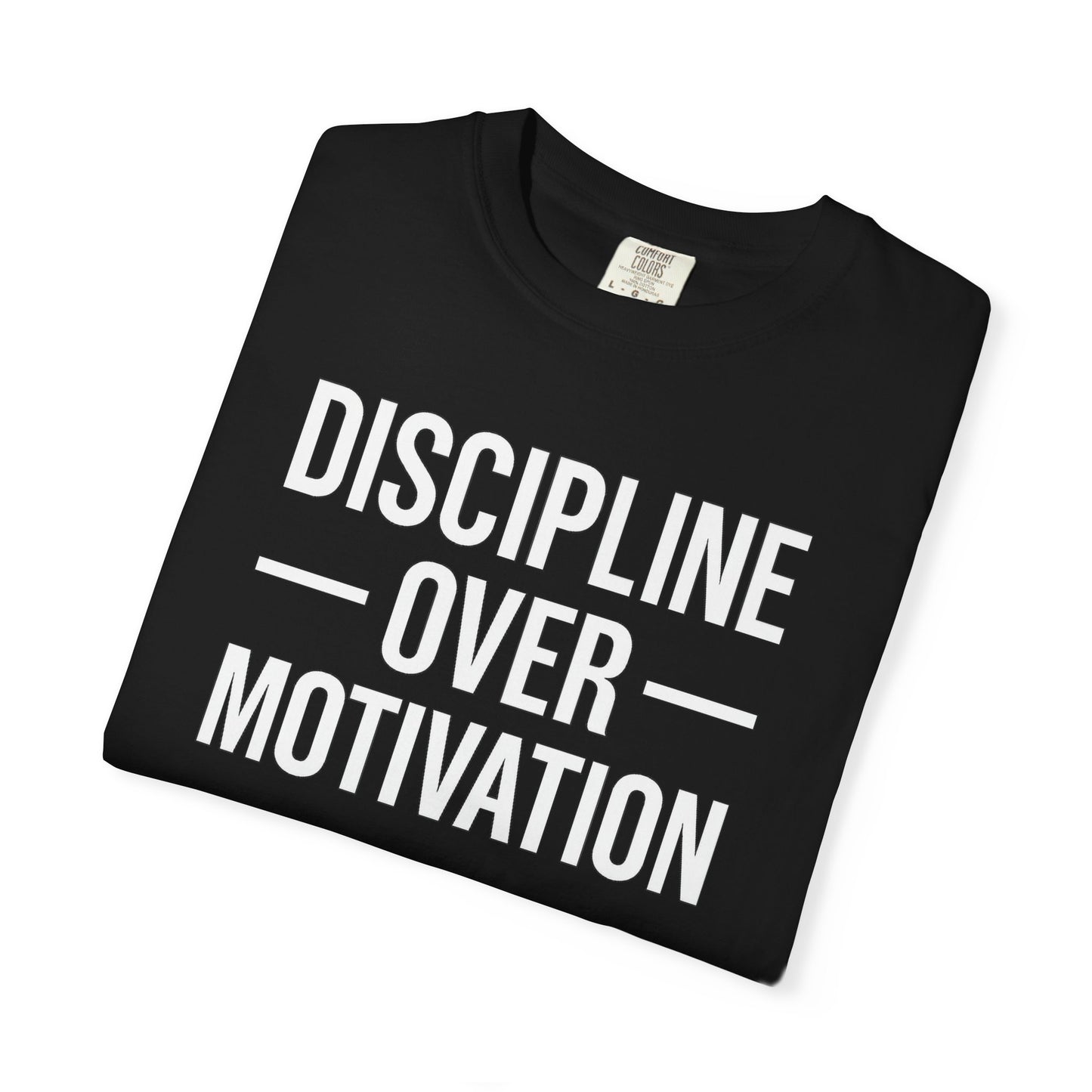 "Discipline Over Motivation™ | Gym Mindset T-Shirt for Winners"