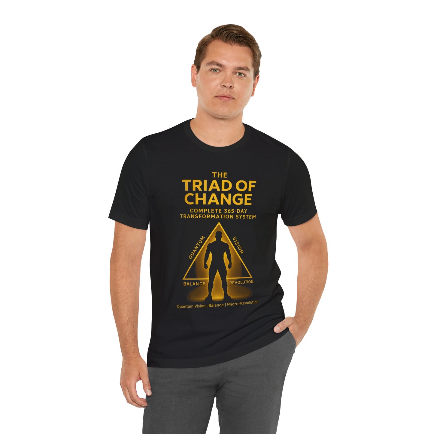 THE TRIAD OF CHANGE - Empowering Transformation Tee