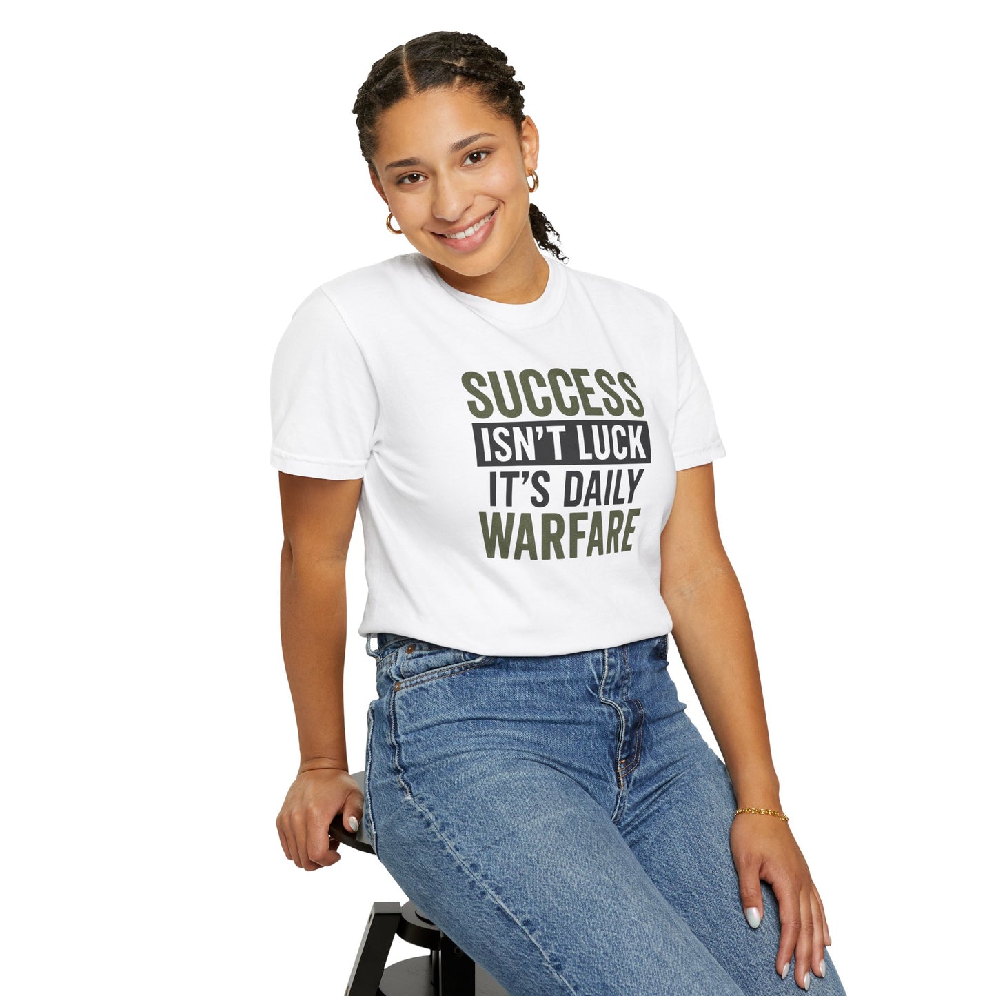 Success is Warfare - Motivational Unisex T-Shirt for Daily Inspiration & Goal Achievement
