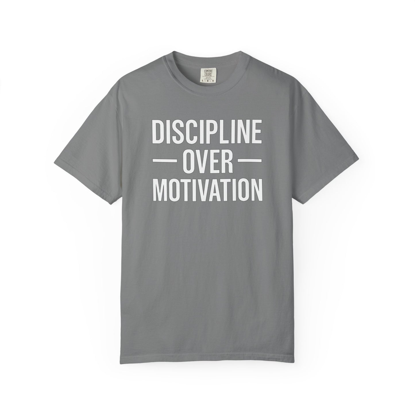 "Discipline Over Motivation™ | Gym Mindset T-Shirt for Winners"