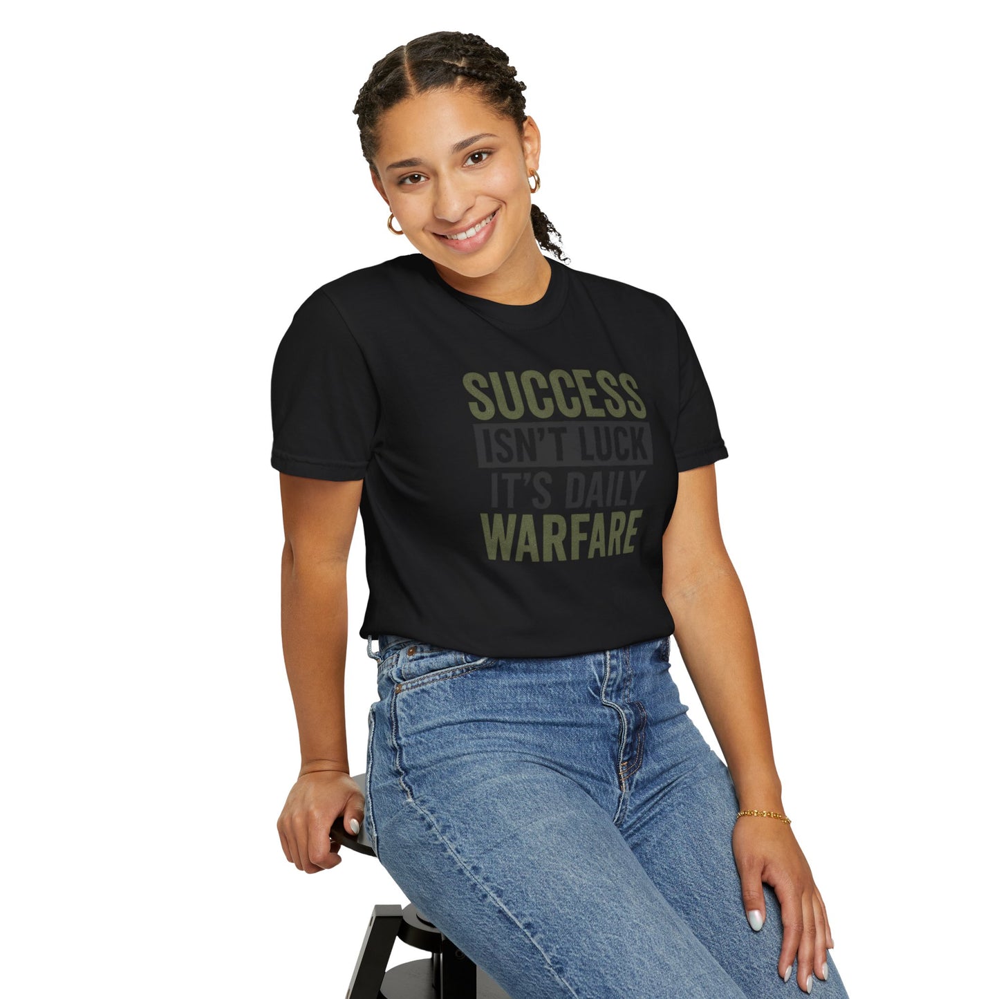 Success is Warfare - Motivational Unisex T-Shirt for Daily Inspiration & Goal Achievement