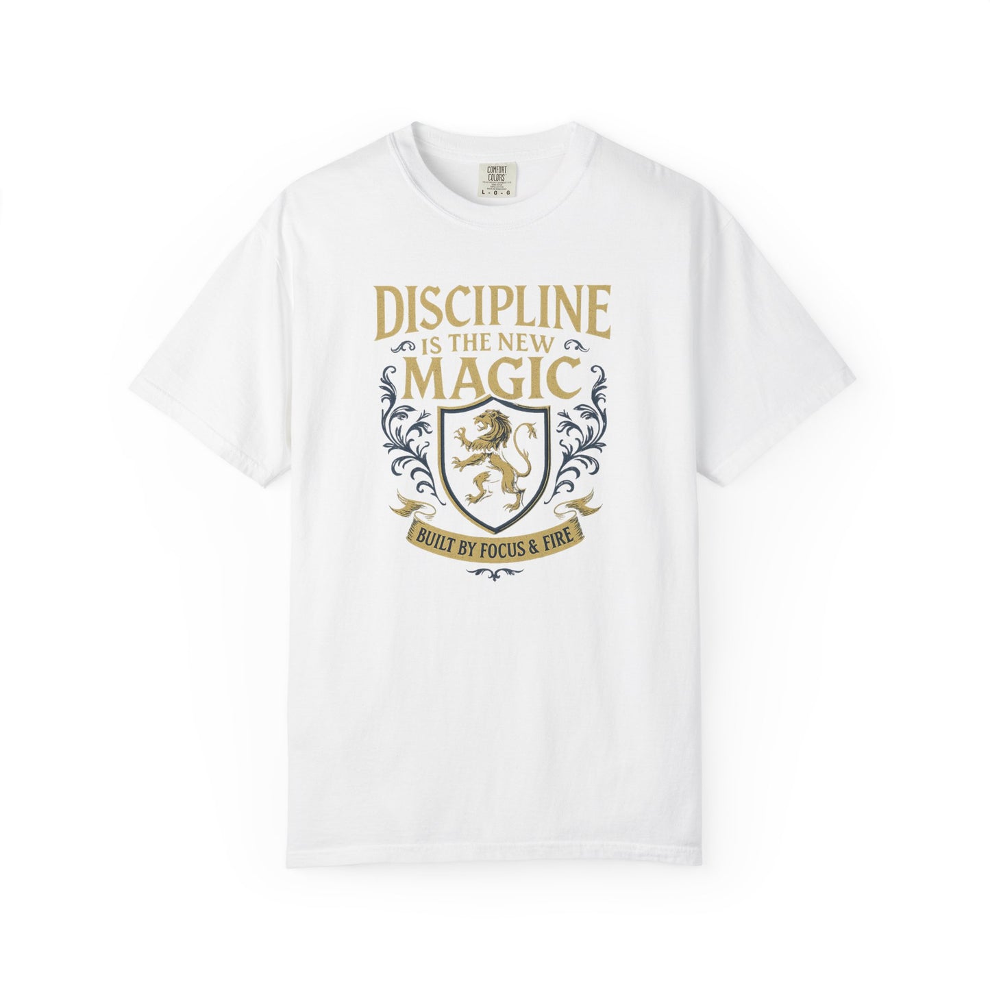 Discipline Is The New Magic Shirt – Motivational Lion Gym Tee Unisex