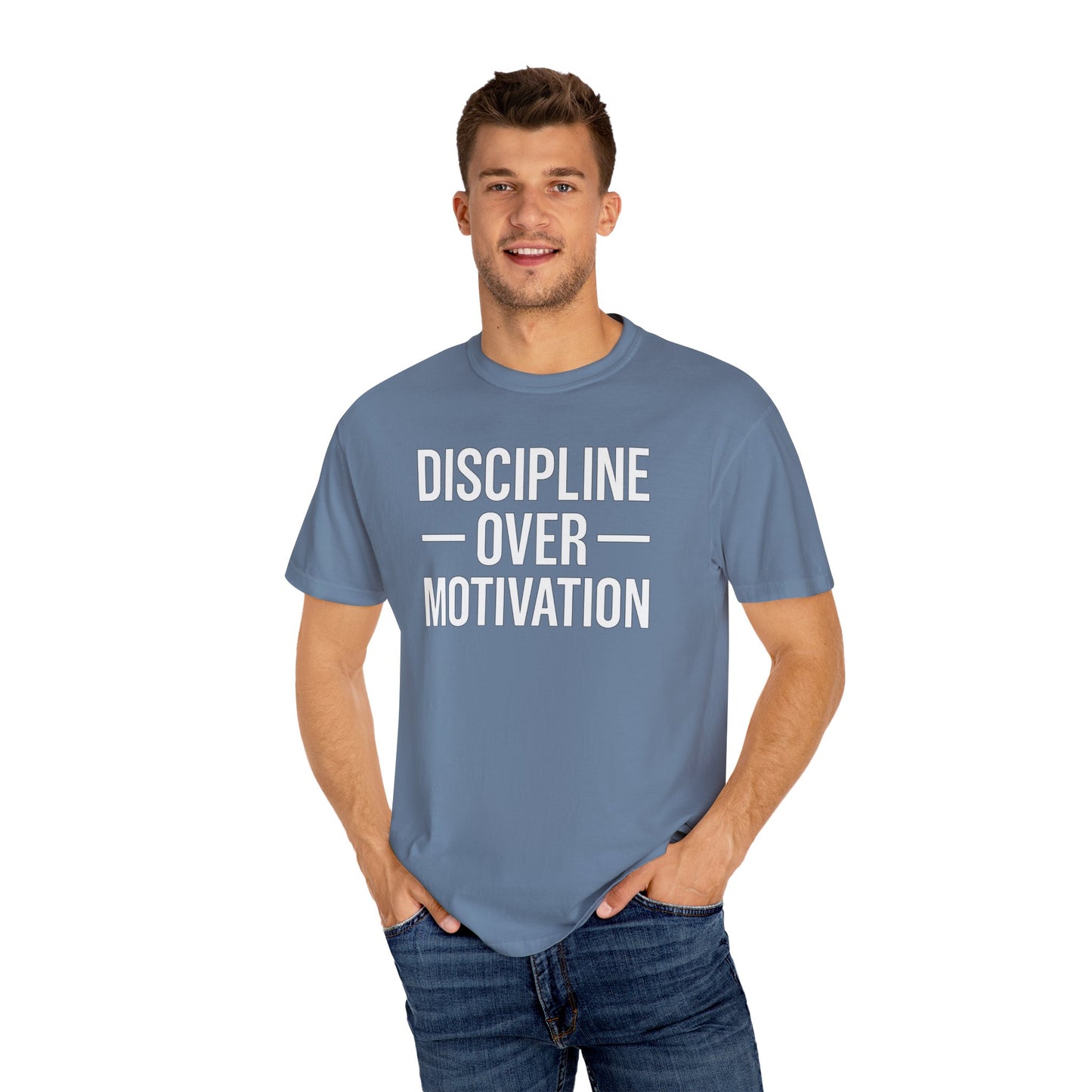 "Discipline Over Motivation™ | Gym Mindset T-Shirt for Winners"
