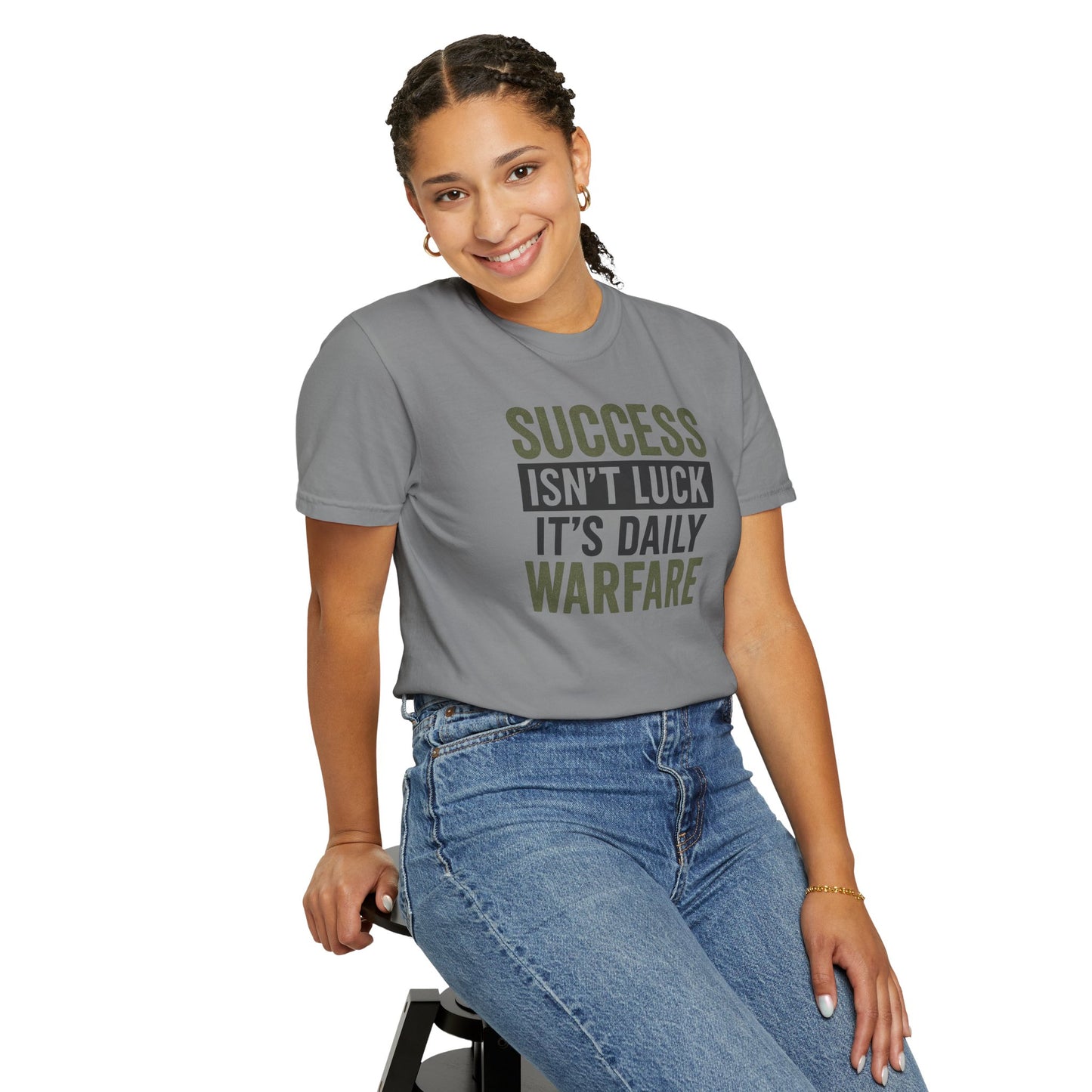 Success is Warfare - Motivational Unisex T-Shirt for Daily Inspiration & Goal Achievement