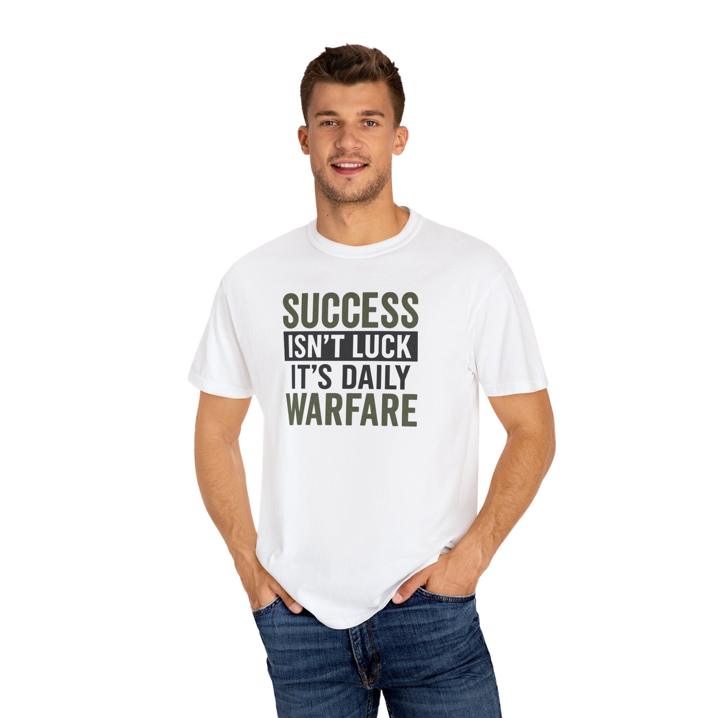 Success is Warfare - Motivational Unisex T-Shirt for Daily Inspiration & Goal Achievement