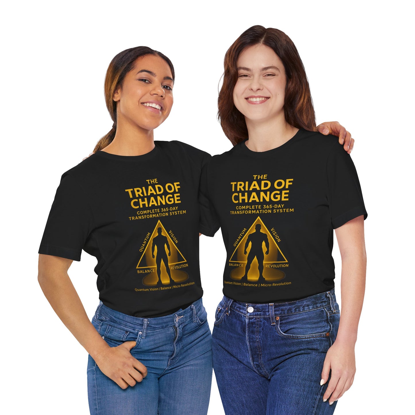 THE TRIAD OF CHANGE - Empowering Transformation Tee