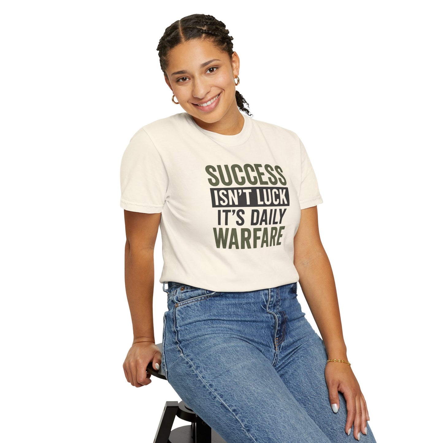 Success is Warfare - Motivational Unisex T-Shirt for Daily Inspiration & Goal Achievement