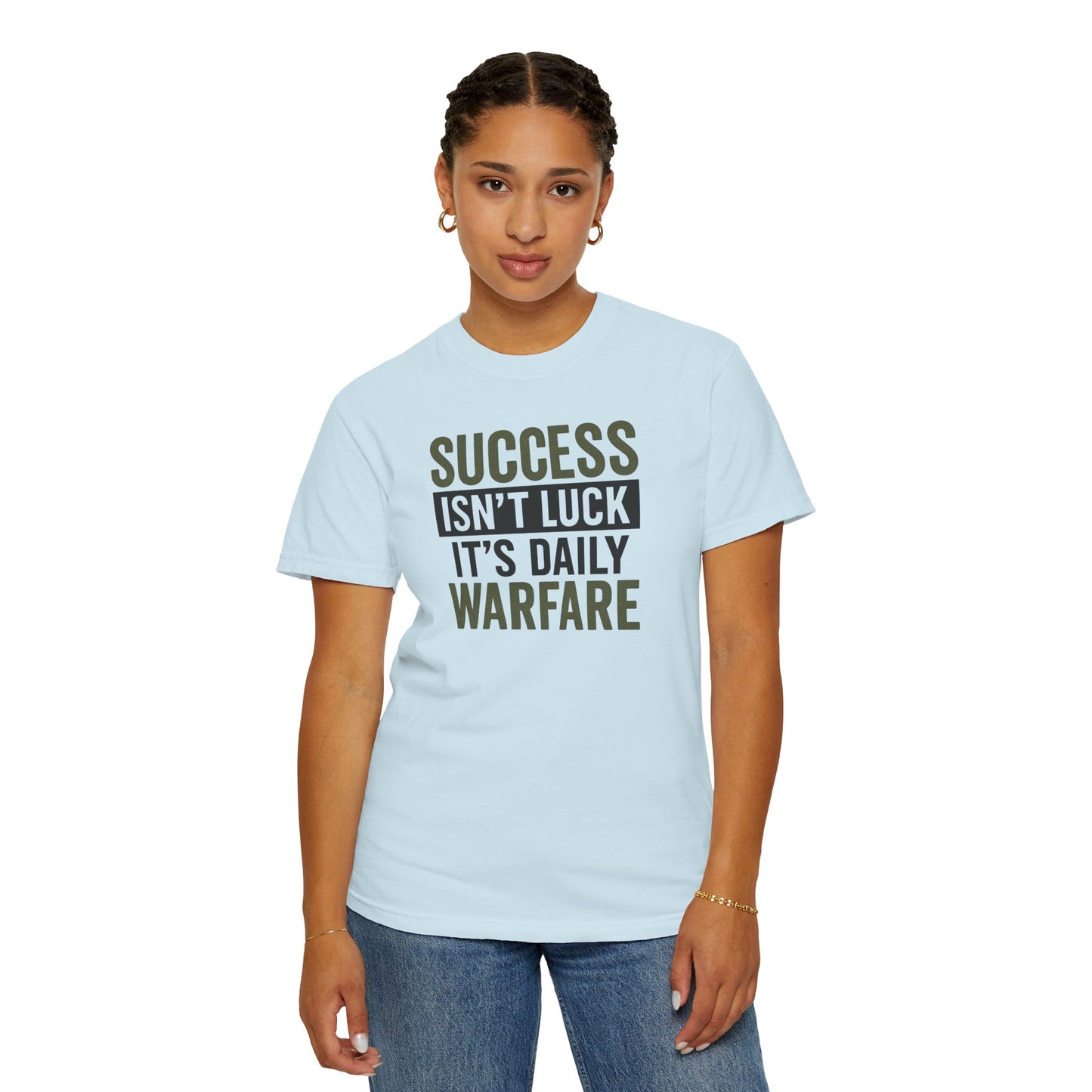 Success is Warfare - Motivational Unisex T-Shirt for Daily Inspiration & Goal Achievement