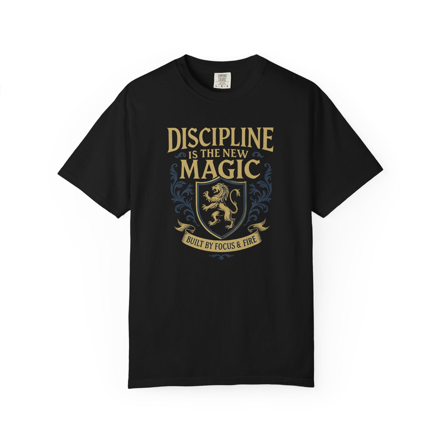 Discipline Is The New Magic Shirt – Motivational Lion Gym Tee Unisex
