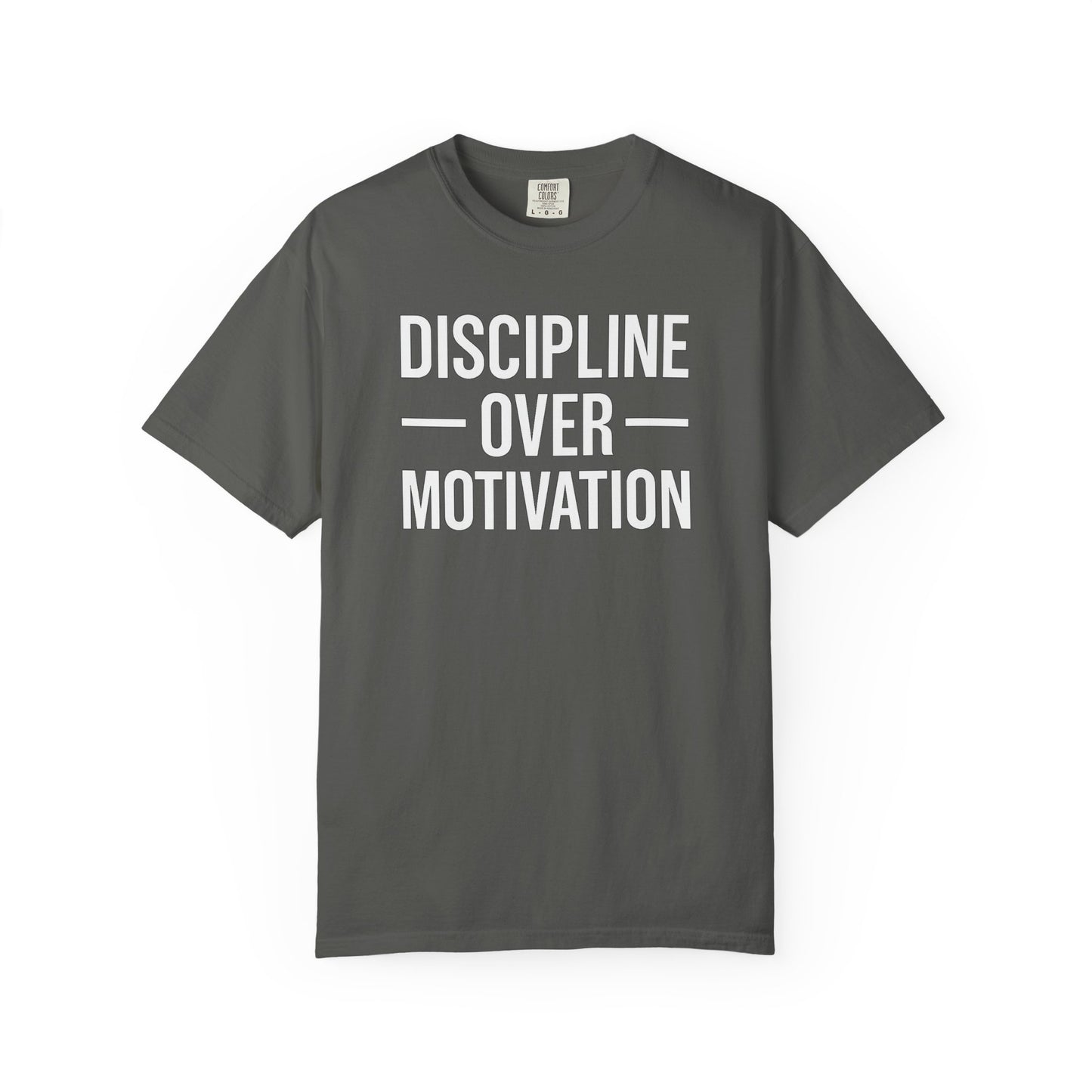 "Discipline Over Motivation™ | Gym Mindset T-Shirt for Winners"
