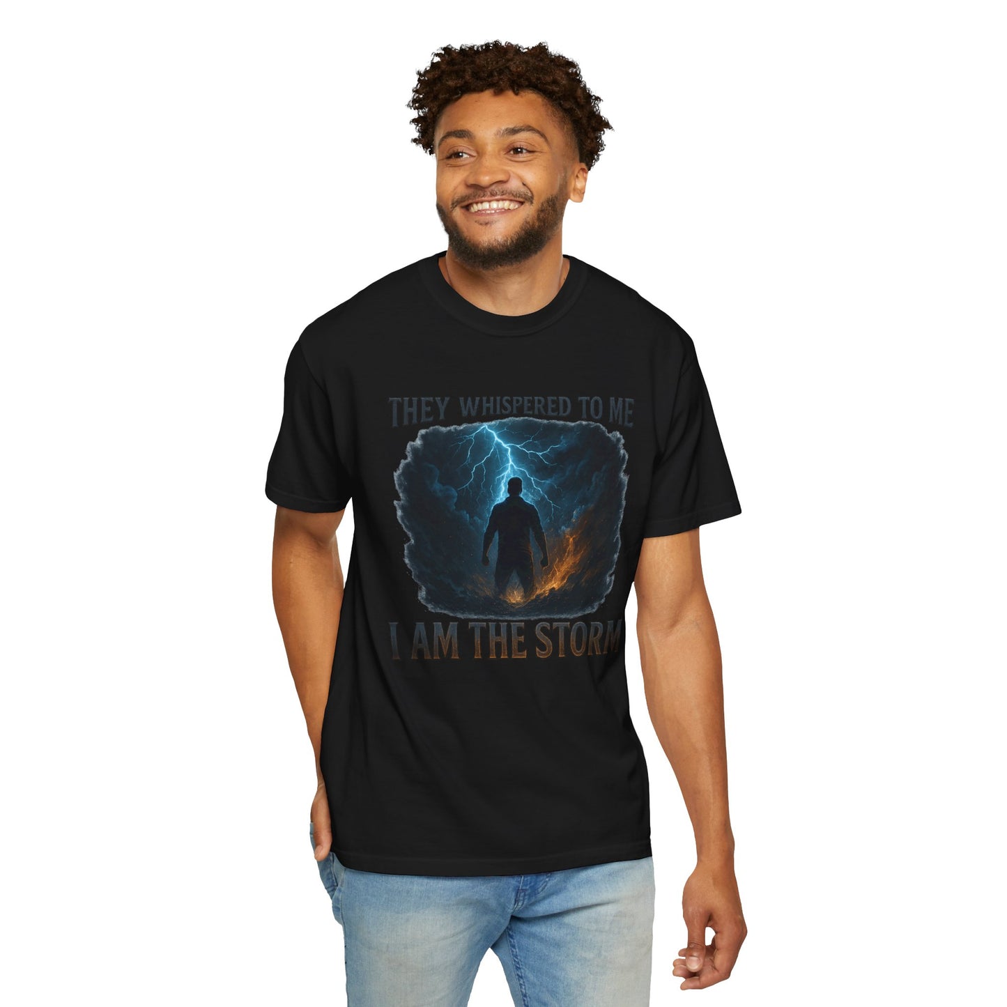 "I Am The Storm" - Bold Lightning Motivational Unisex T-Shirt