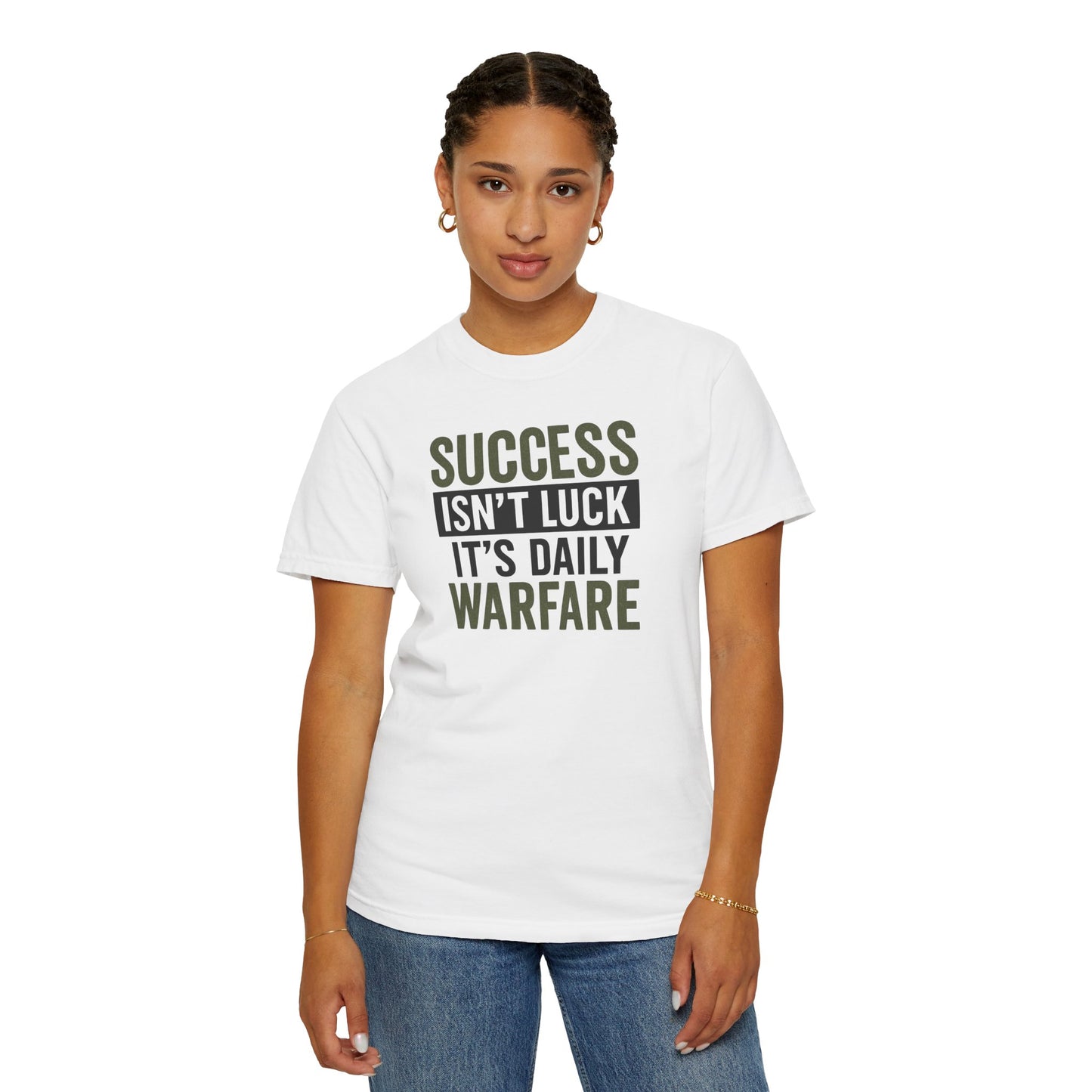 Success is Warfare - Motivational Unisex T-Shirt for Daily Inspiration & Goal Achievement