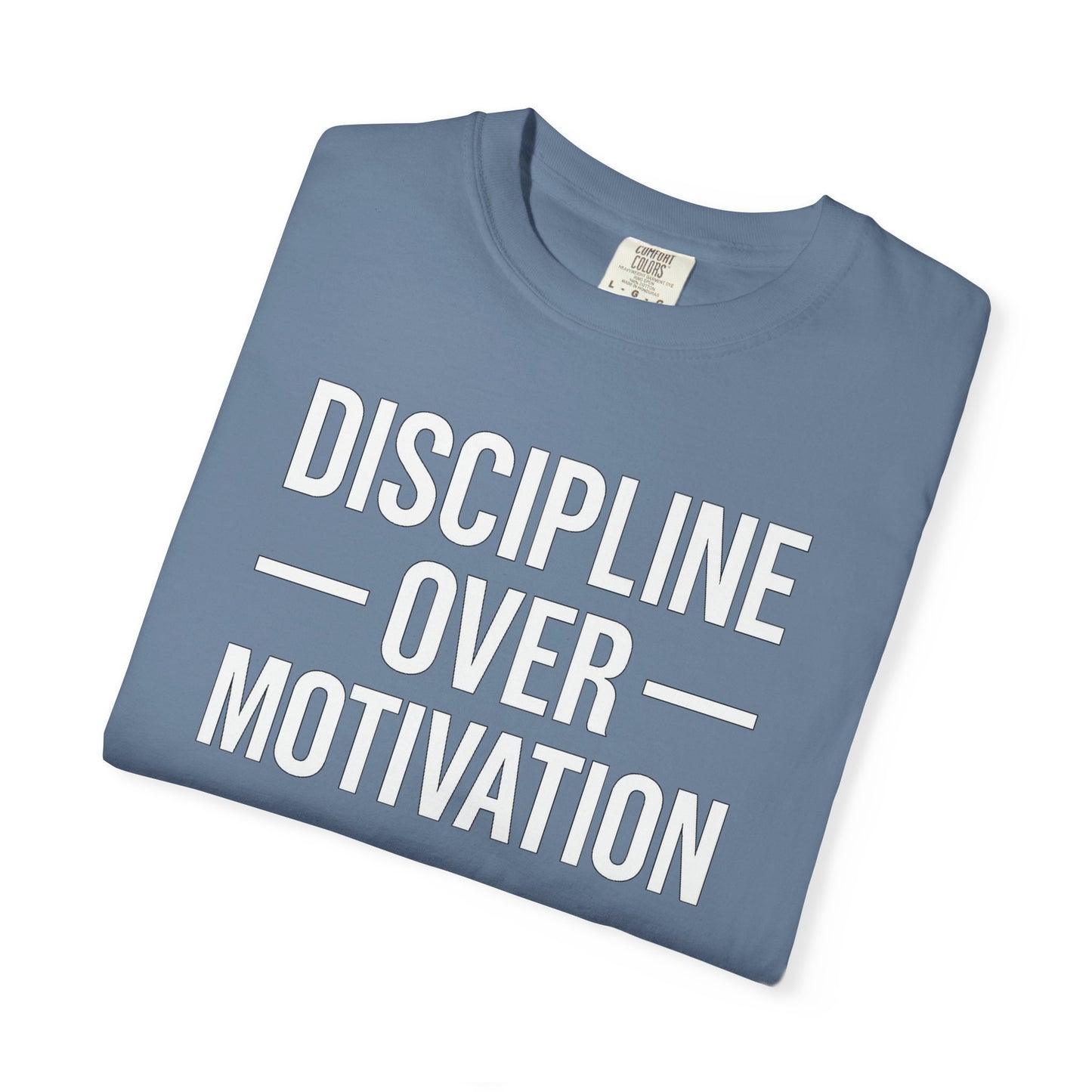 "Discipline Over Motivation™ | Gym Mindset T-Shirt for Winners"