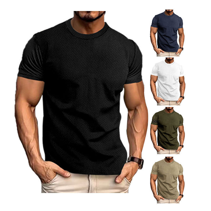Men's Breathable Athletic T-Shirt – Slim Fit, Quick-Dry Gym Tee by Alpha Boost (S–XXXL, 4 Colors)