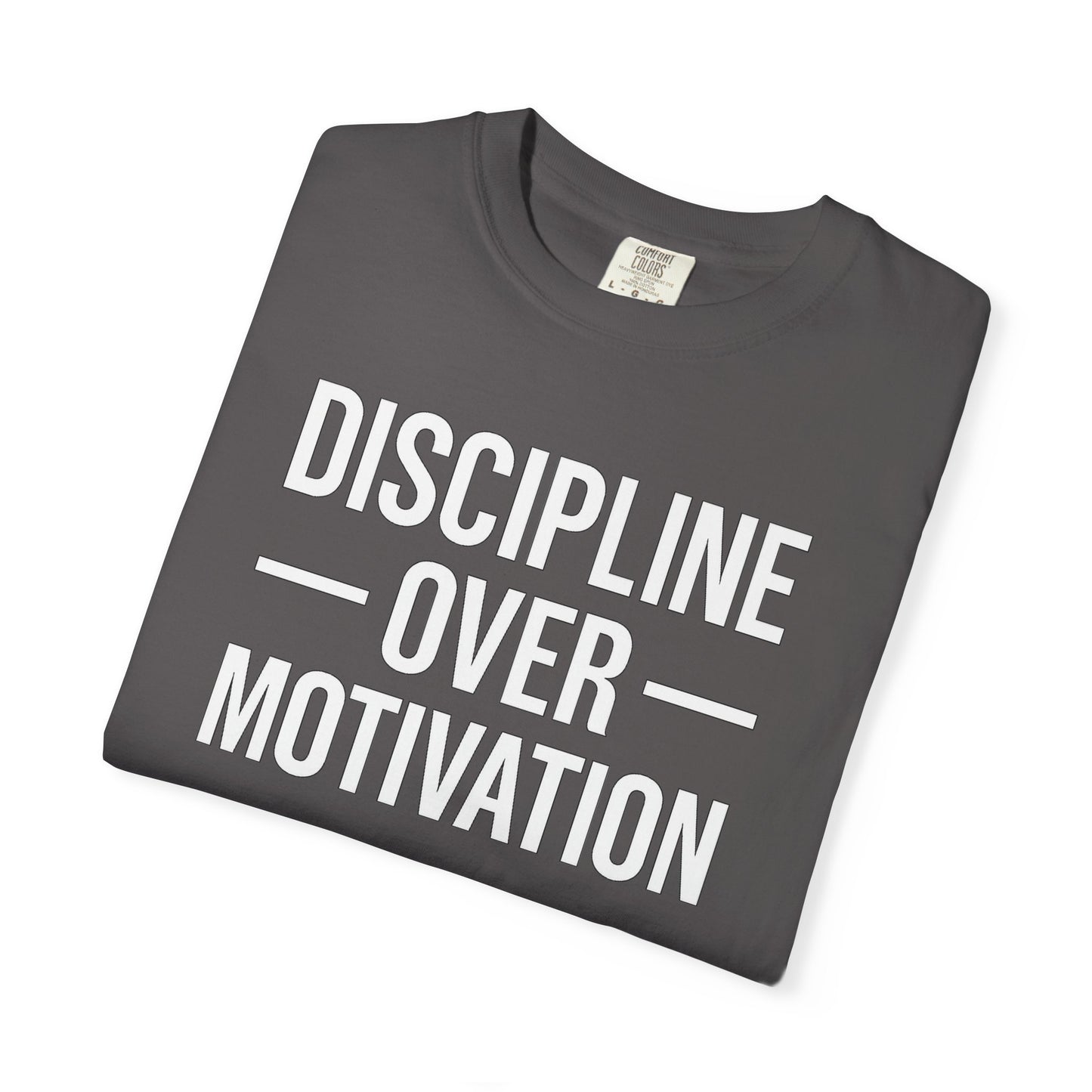 "Discipline Over Motivation™ | Gym Mindset T-Shirt for Winners"