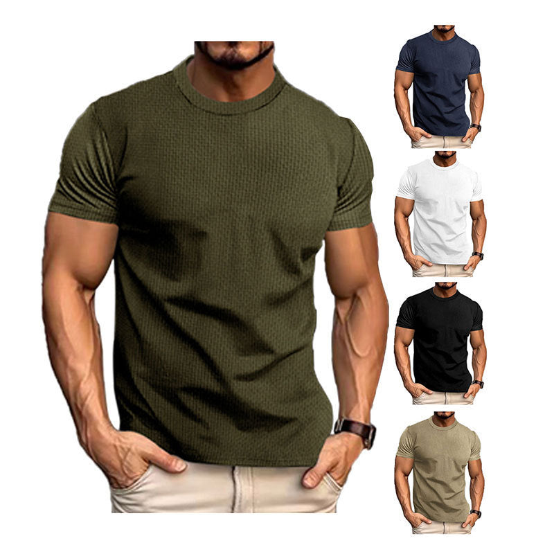 Men's Breathable Athletic T-Shirt – Slim Fit, Quick-Dry Gym Tee by Alpha Boost (S–XXXL, 4 Colors)