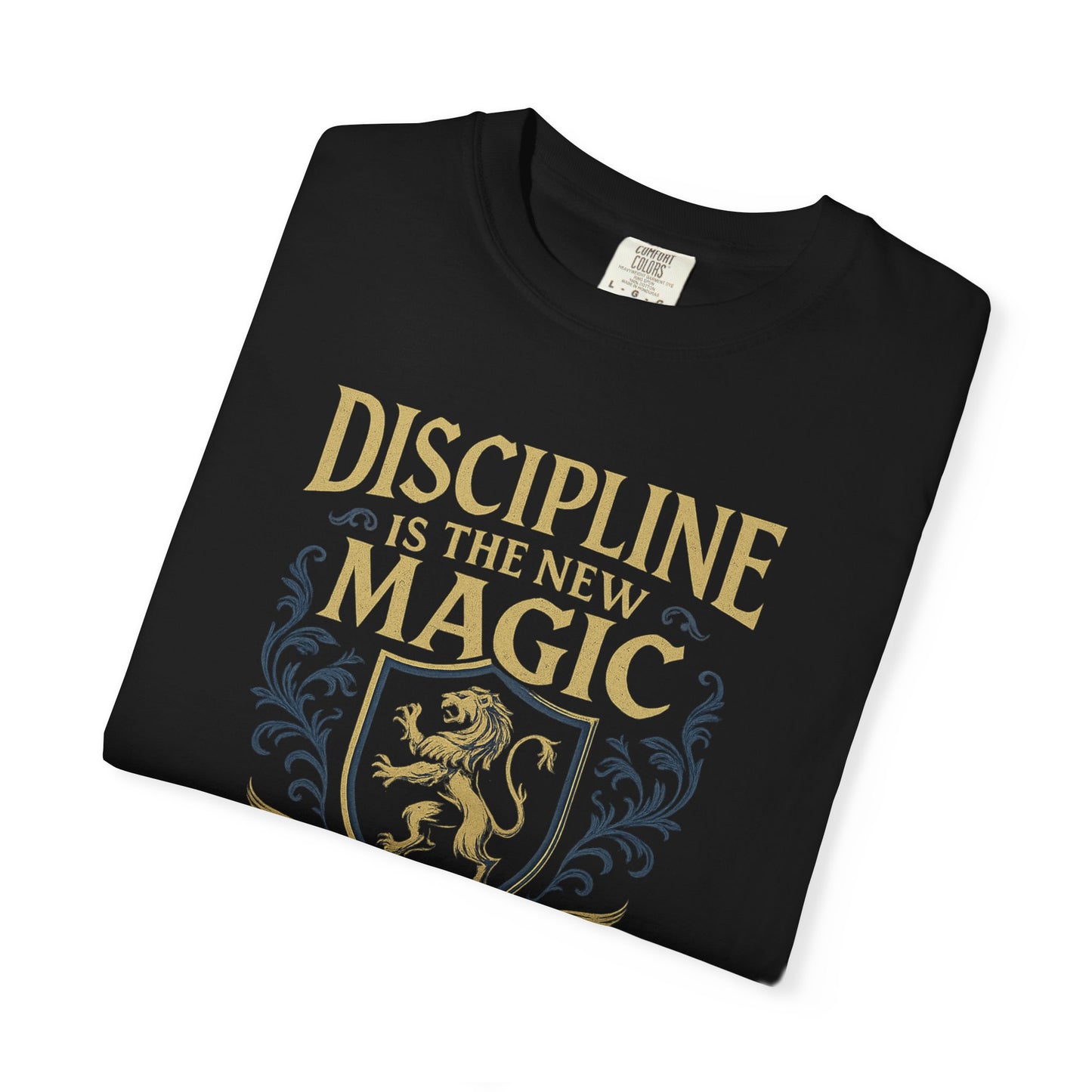 Discipline Is The New Magic Shirt – Motivational Lion Gym Tee Unisex