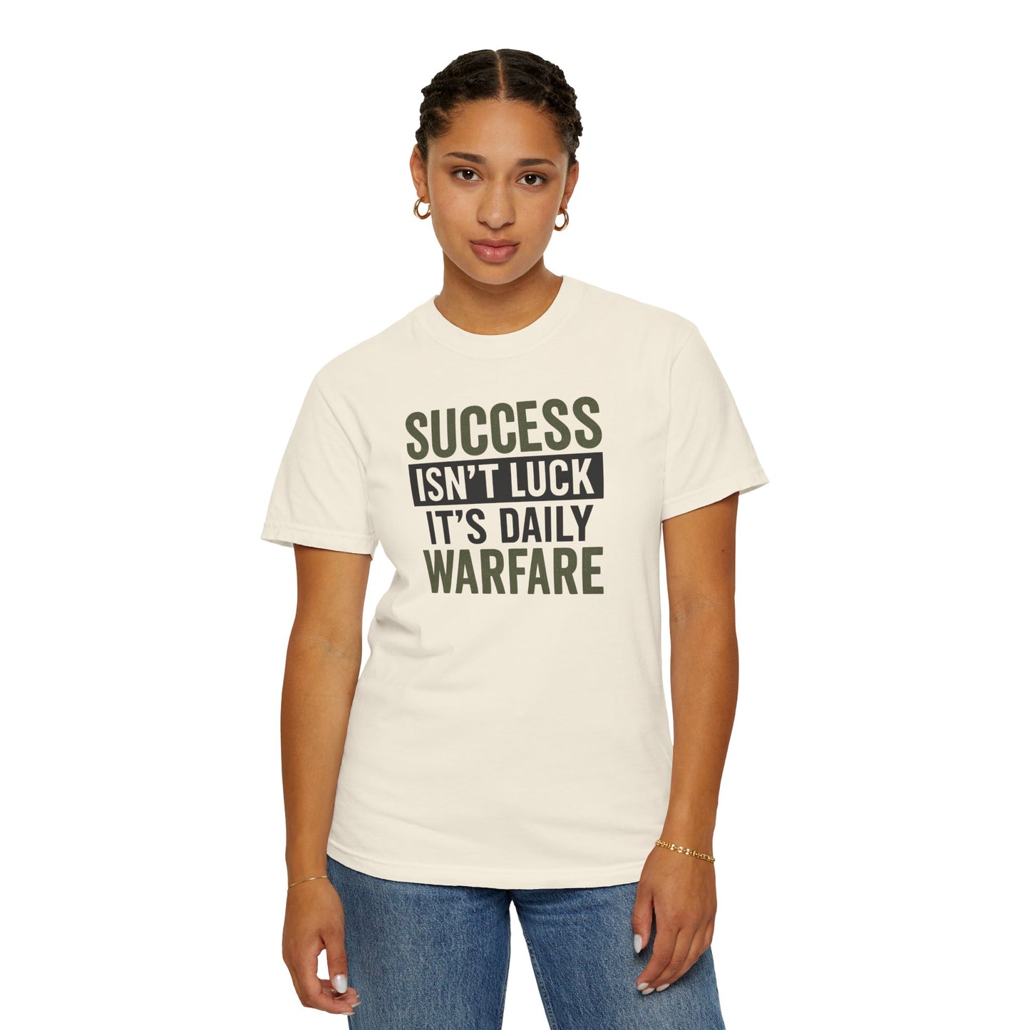 Success is Warfare - Motivational Unisex T-Shirt for Daily Inspiration & Goal Achievement