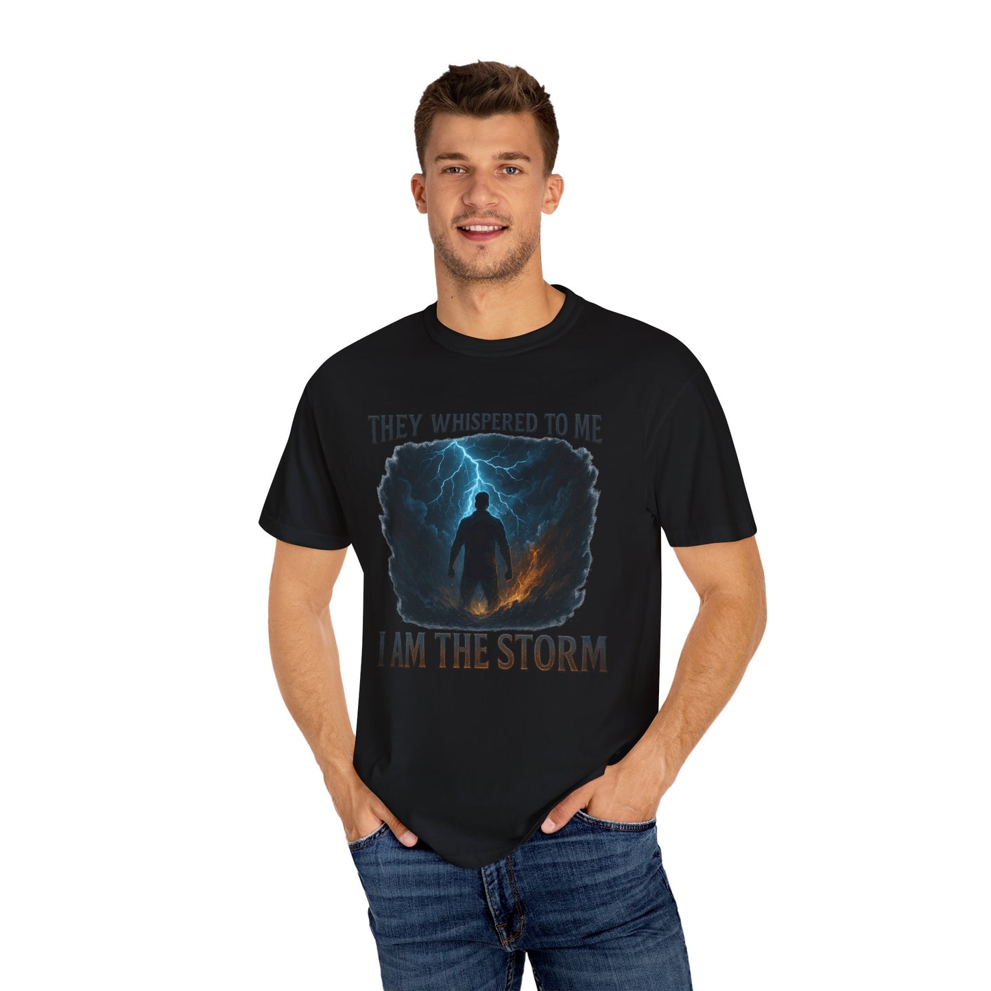 "I Am The Storm" - Bold Lightning Motivational Unisex T-Shirt