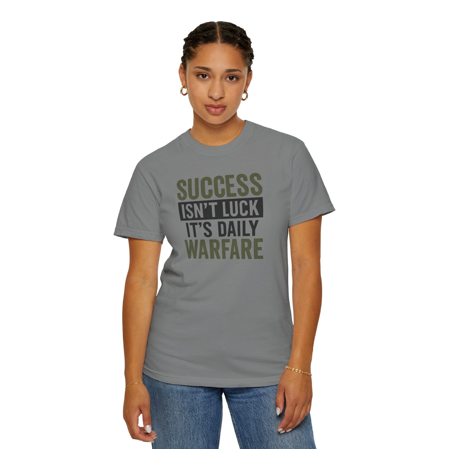 Success is Warfare - Motivational Unisex T-Shirt for Daily Inspiration & Goal Achievement
