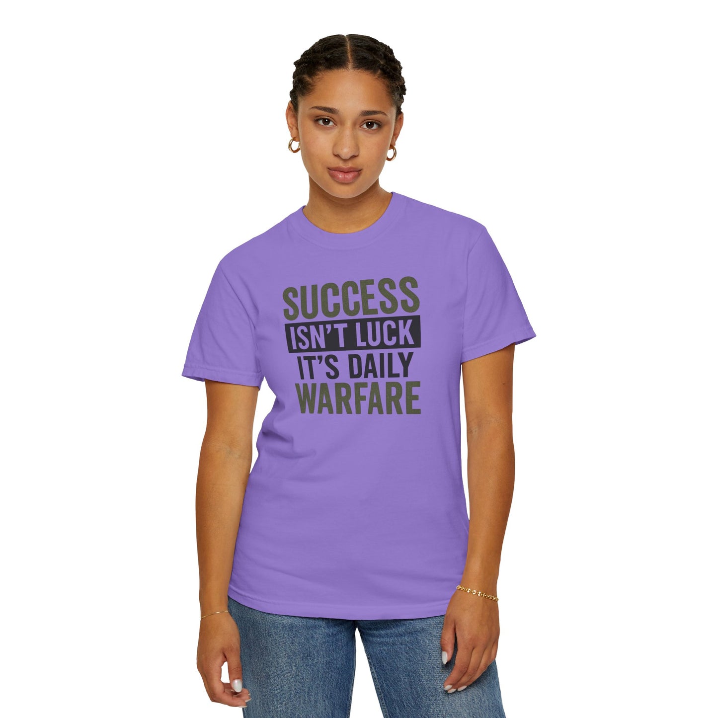 Success is Warfare - Motivational Unisex T-Shirt for Daily Inspiration & Goal Achievement