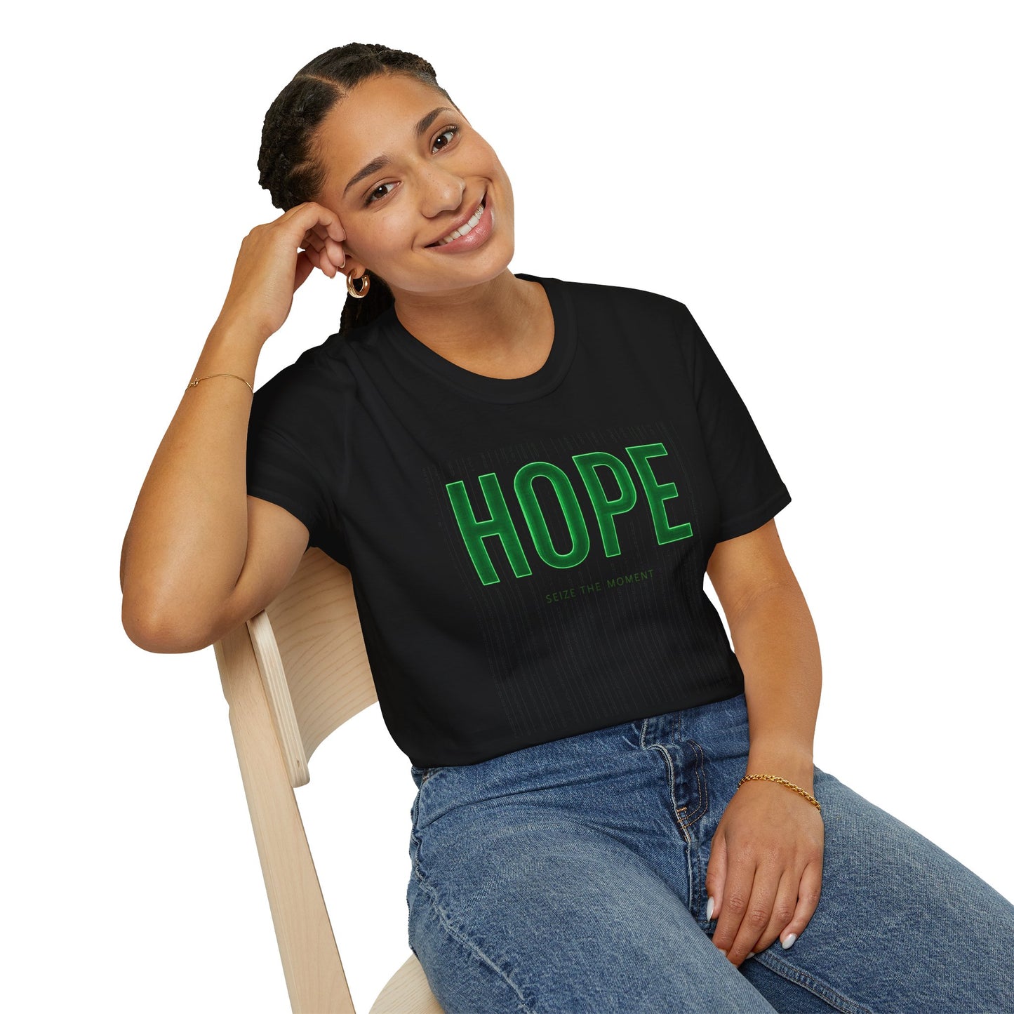 The HOPE Glitch – Cyber Tee for Dreamers