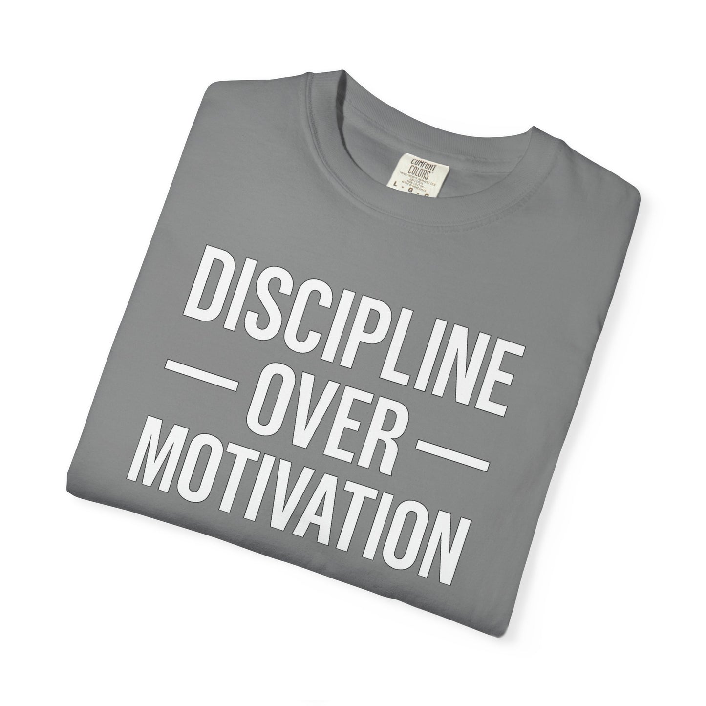 "Discipline Over Motivation™ | Gym Mindset T-Shirt for Winners"