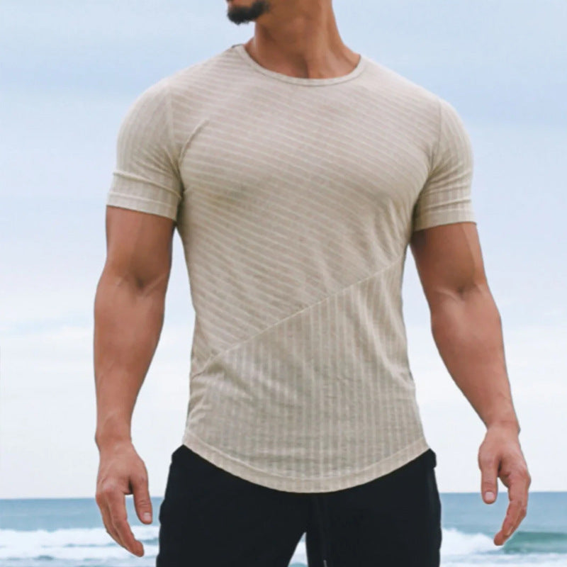 AlphaFit™ Sculpted Tee – Short Sleeve Muscle Fit
