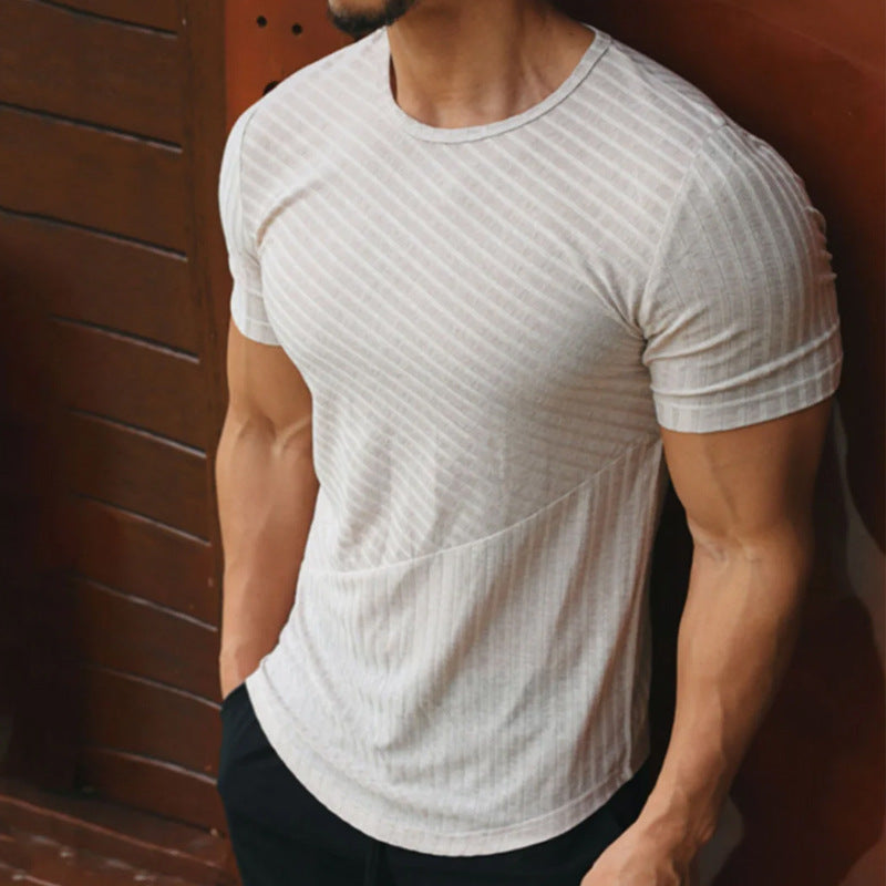 AlphaFit™ Sculpted Tee – Short Sleeve Muscle Fit