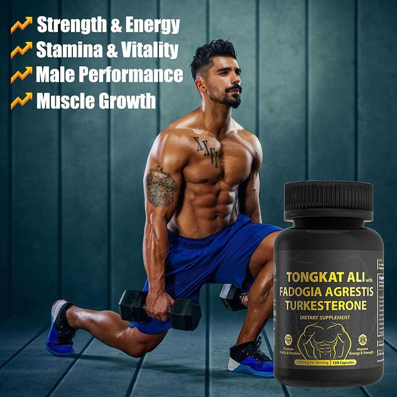 Tongkat Ali + Fadogia + Turkesterone Complex – Natural Libido & Testosterone Booster
