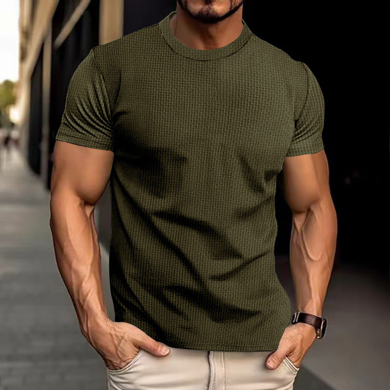 Men's Breathable Athletic T-Shirt – Slim Fit, Quick-Dry Gym Tee by Alpha Boost (S–XXXL, 4 Colors)