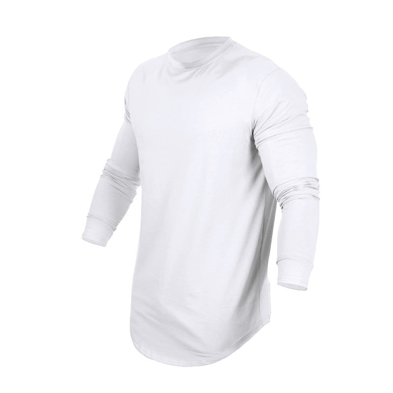 White long-sleeve shirt on a white background