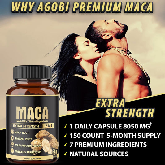Maca Extra Strength 7-in-1 Capsules – Boost Energy, Vitality & Performance