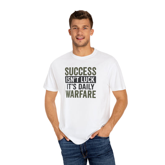 Success is Warfare - Motivational Unisex T-Shirt for Daily Inspiration & Goal Achievement