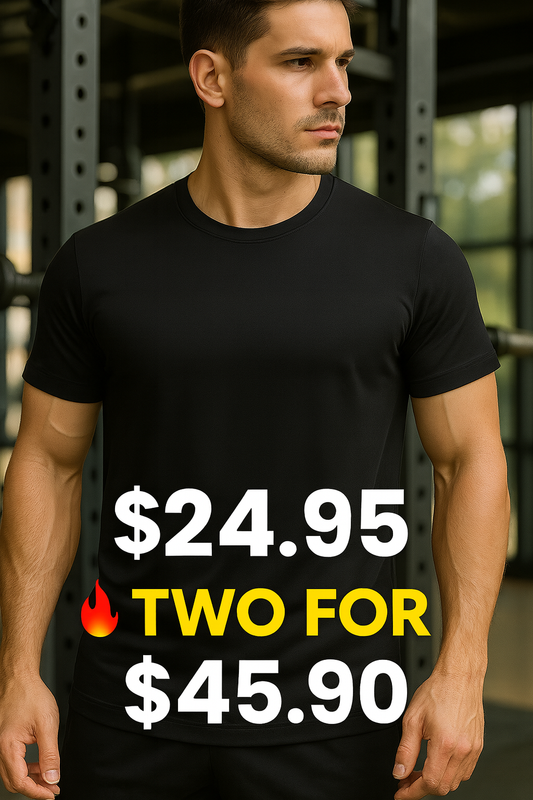 🧊 AlphaFit™ IceSkin Pro Tee – Feather-Light, Breathable, Athletic Cut