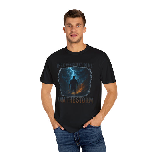 "I Am The Storm" - Bold Lightning Motivational Unisex T-Shirt