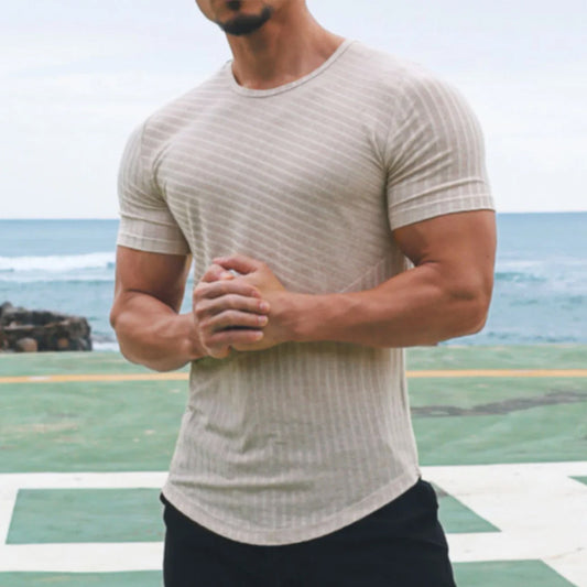 AlphaFit™ Sculpted Tee – Short Sleeve Muscle Fit